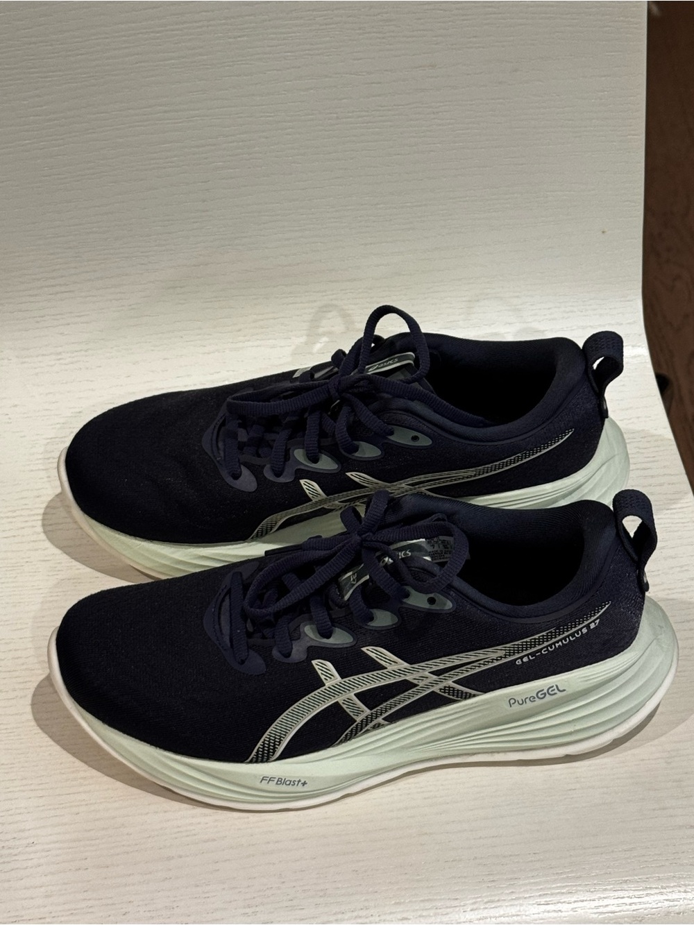 Asics Men's Sneakers in Navy and White